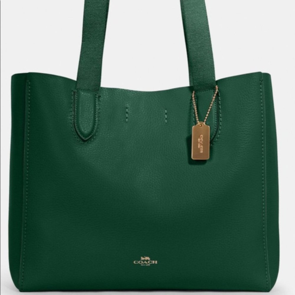 Coach Derby Tote - Kelly Green